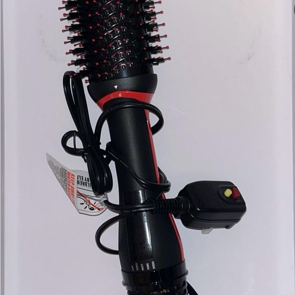 Revlon Black and Red Hair Dryer Brush straightener curling iron